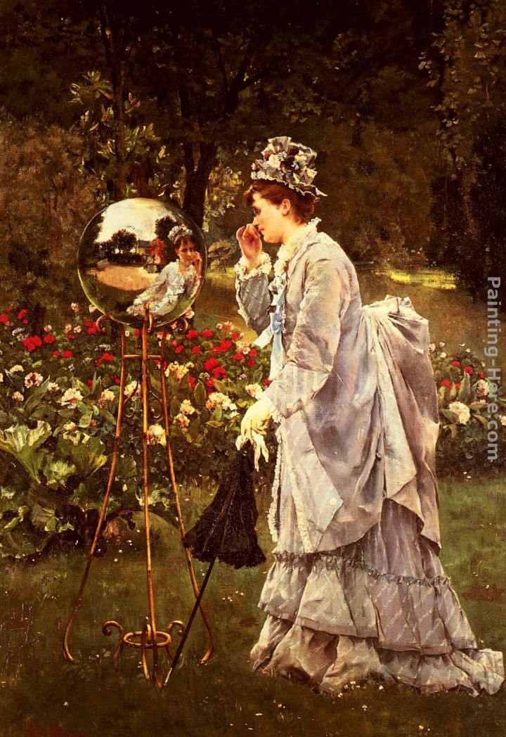 Alfred Stevens La Boule De Verre